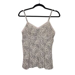 Y2k Rene Rofe Cheetah Animal Print Cami Tank Top Pink Medium Shirt